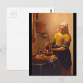 Kuchenmagd', Jan Vermeer_Dutch Masters Briefkaart (Voorkant / Achterkant)