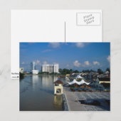 Kuching, hoofdstad van Sarawak, Maleisië Briefkaart (Voorkant / Achterkant)