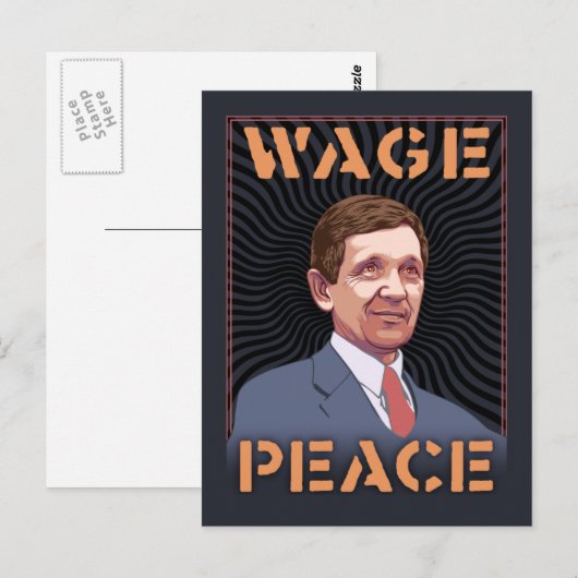 Kucinich - Loonvrede Briefkaart (Voorkant / Achterkant)