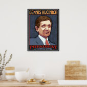 Kucinich, President Poster (Keuken)