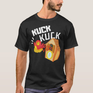 Kuck Schwarzwald Uhr Lustiges Schwaben Motiv T-shirt