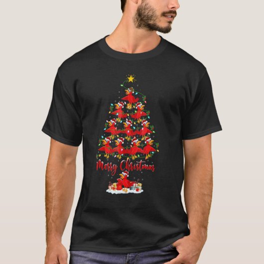 Kuckoos met kerstbomen t-shirt (Voorkant)