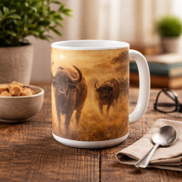 Kudde Afrikaanse buffels: kracht & eenheid in wild Koffiemok