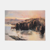 Kudde Amerikaanse buffels Deurmat (Voorkant)