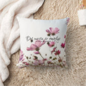 Kudde Blommor Det mesta är omöjligt Kussen (Deken)