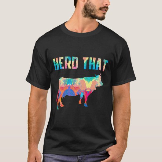 Kudde De Koe Punschilderij T-shirt (Voorkant)