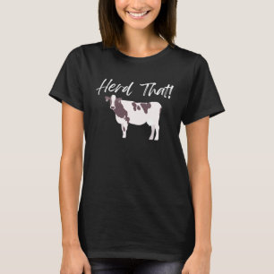 Kudde die koe vee western land boho fashio t-shirt