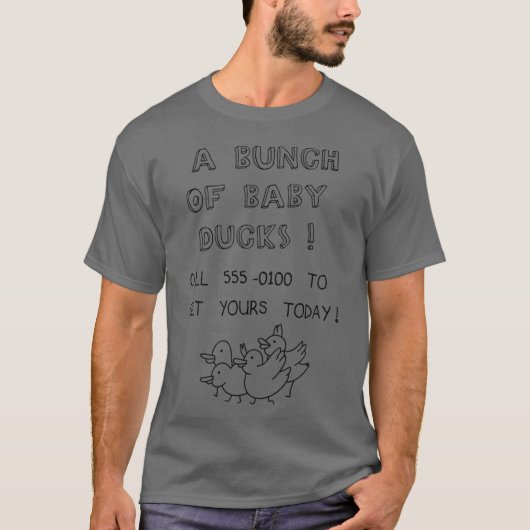 Kudde Eenden Regular Show Witte Achtergrond Oversi T-shirt (Voorkant)