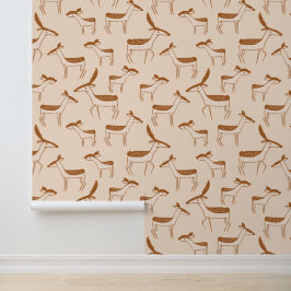 Kudde Herten Ontwerp  Behang