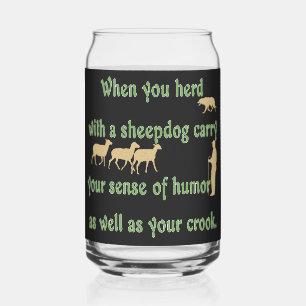 Kudde Humor Blikvorm Glas