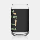 Kudde Humor Blikvorm Glas (Links)