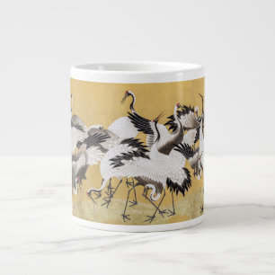 Kudde Kraanvogels (rechterkant) door Ishida Yutei Grote Koffiekop