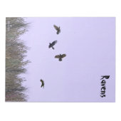 kudde ravens notitieblok (Voorkant)