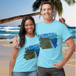 Kudde Rondom en Ontdek Grappige Meeuw T-shirt