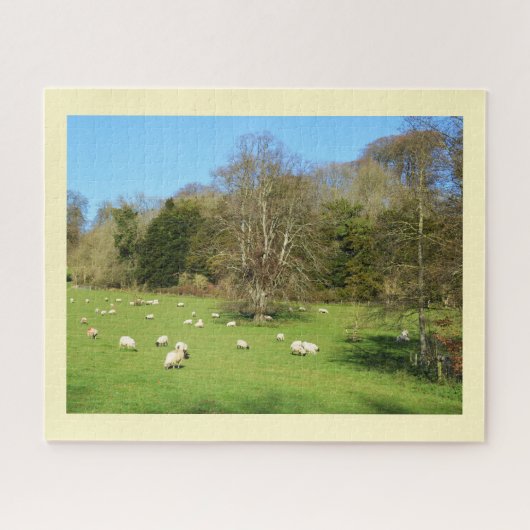 Kudde schapen legpuzzel (Horizontaal)