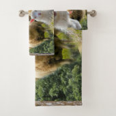kudde schapen van baby-lammeren bad handdoek (Insitu)