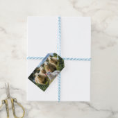 kudde schapen van baby-lammeren cadeaulabel (Met Touw)