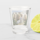 kudde schapen van baby-lammeren shot glas (Achterkant)