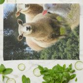 kudde schapen van baby-lammeren theedoek (Gevouwen)