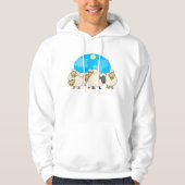 kudde van Mannen schapen Hoodie (Voorkant)
