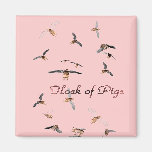 Kudde Varkens Magnet (Voorkant)