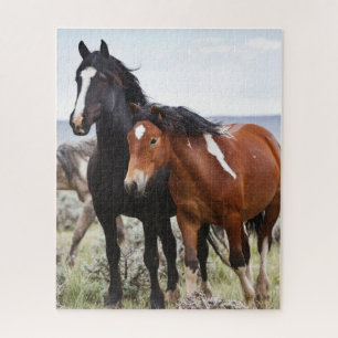 Kudde wilde paarden legpuzzel