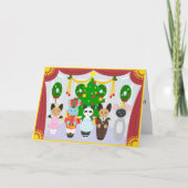 Kuddle Krew Nutcracker Suite Feestdagen Kaart (Voorkant)