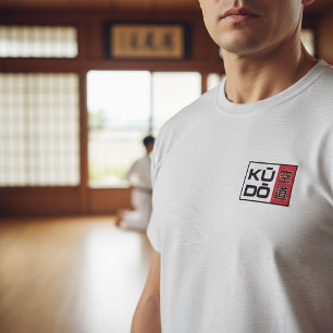 Kudo – Minimaal Japans embleem voor vechtsporten T-shirt