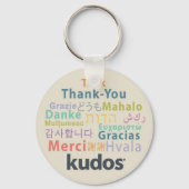 Kudos® Dank je wel Sleutelhanger (Voorkant)