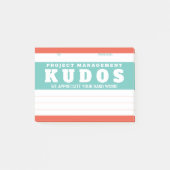 Kudos erkenning projectmanagement post-it® notes (Voorkant)