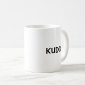 Kudos - Funny Coffee-Mok voor LinkedIn-gebruikers Koffiemok (Voorkant rechts)