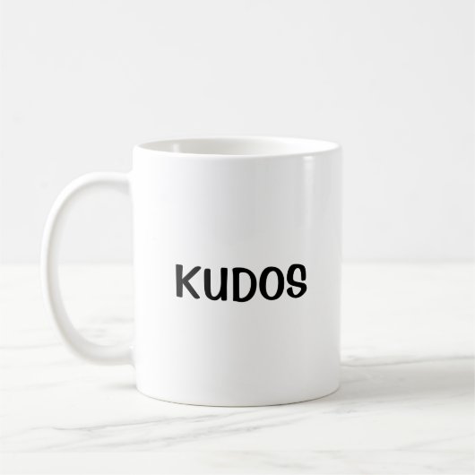 Kudos - Funny Coffee-Mok voor LinkedIn-gebruikers Koffiemok (Links)