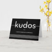 Kudos Gefeliciteerd Kaart (Gele Bloem)