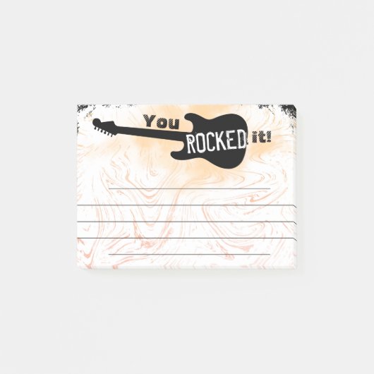 Kudos je rockwerknemers-waardering post-it® notes (Voorkant)