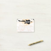 Kudos je rockwerknemers-waardering post-it® notes (Op bureau)