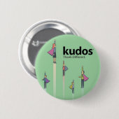 Kudos® Superheld Ronde Button 5,7 Cm (Voorkant /achterkant)