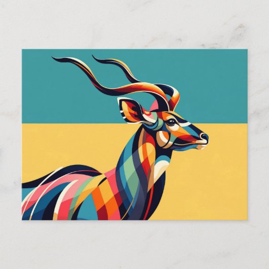 Kudu Briefkaart (Voorkant)