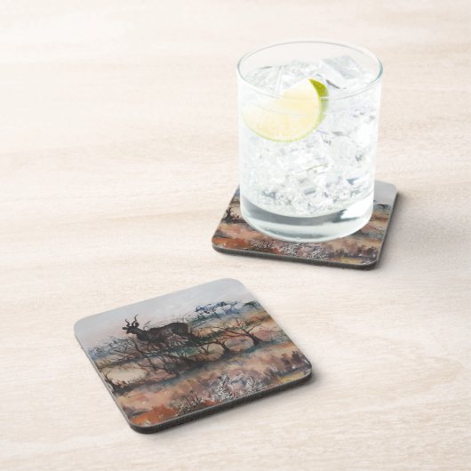 Kudu Bull Onderzetter (Rechterzijde)