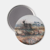 Kudu Bull voor Savannah Magneet (Voorkant / Achterkant)