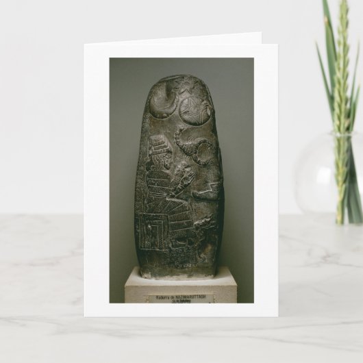 Kudurru of Nazimaruttash, King of Babylon, c.1328- Kaart (Voorkant)