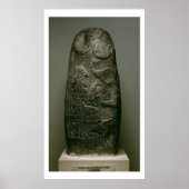 Kudurru of Nazimaruttash, King of Babylon, c.1328- Poster (Voorkant)