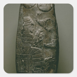 Kudurru of Nazimaruttash, King of Babylon, c.1328- Vierkante Sticker