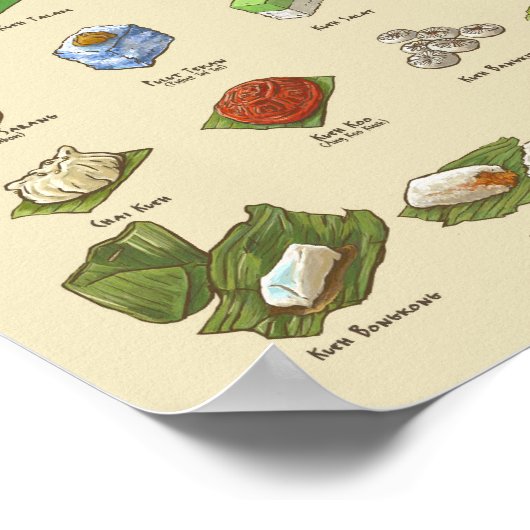 Kueh | 粿 I (A4) Poster (Hoek)