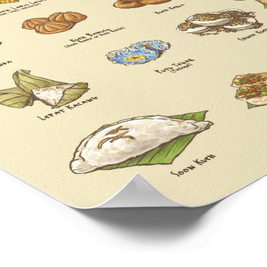 Kueh | 粿 II (A4) Poster (Hoek)