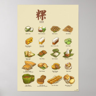 Kueh | 粿 III A3 Poster