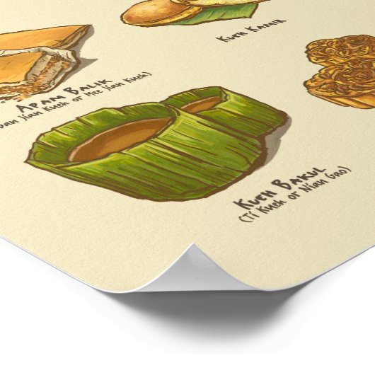 Kueh | 粿 III A3 Poster (Hoek)