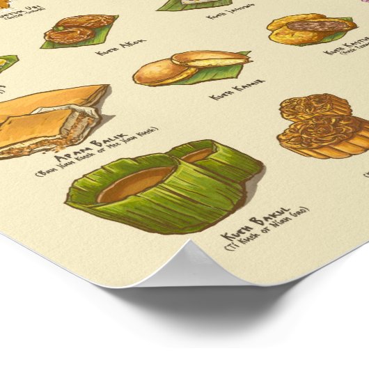 Kueh | 粿 III (A4) Poster (Hoek)