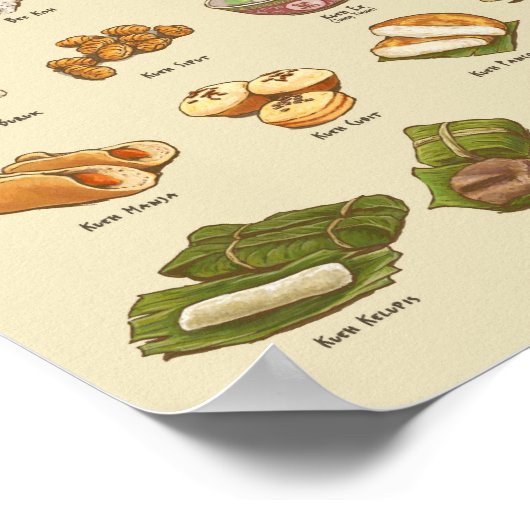 Kueh | 粿 IV (A4) Poster (Hoek)