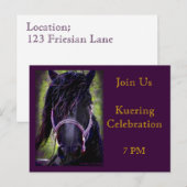 Kuering Celebrards Uitnodiging Briefkaart (Voorkant / Achterkant)