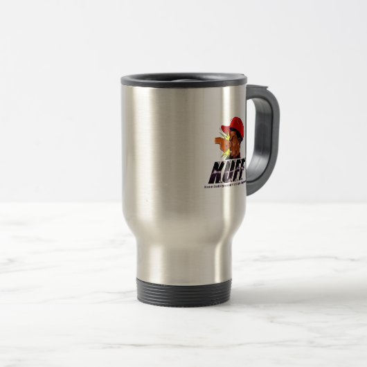 KUFF Travel Mug Reisbeker (Voorkant rechts)
